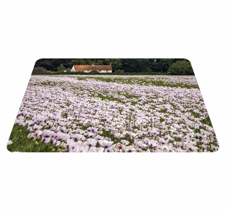 Individual original mesa campo de flores de lavanda - TenVinilo