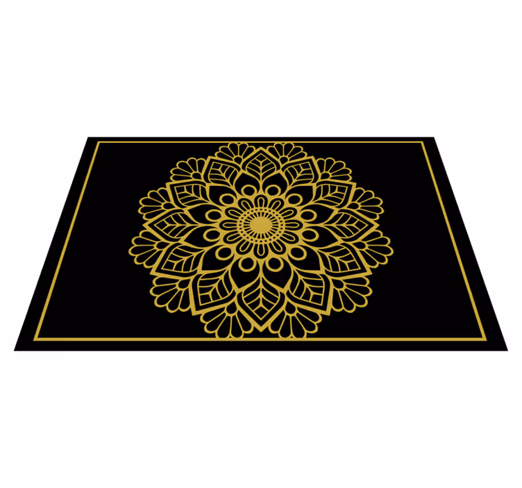 Individual de mesa elegante componente botánico graceful - TenVinilo
