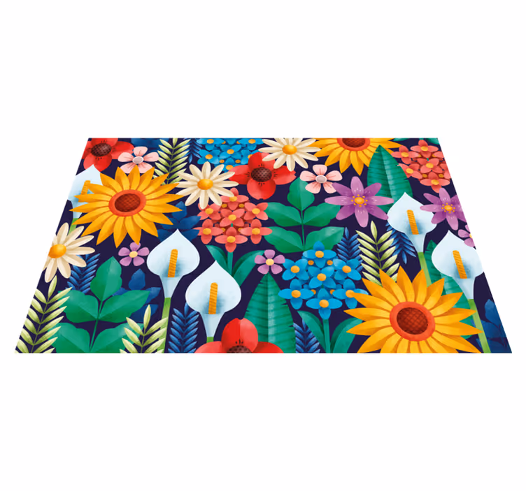 Individual original mesa arreglo floral vibrante - TenVinilo