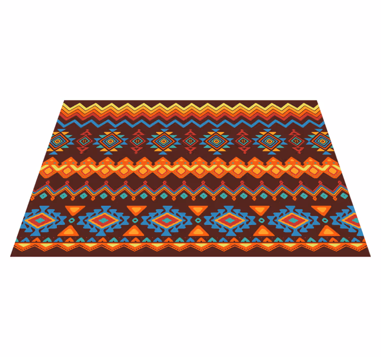 Mantel individual patrón Patrón tribal del triángulo africano - TenVinilo