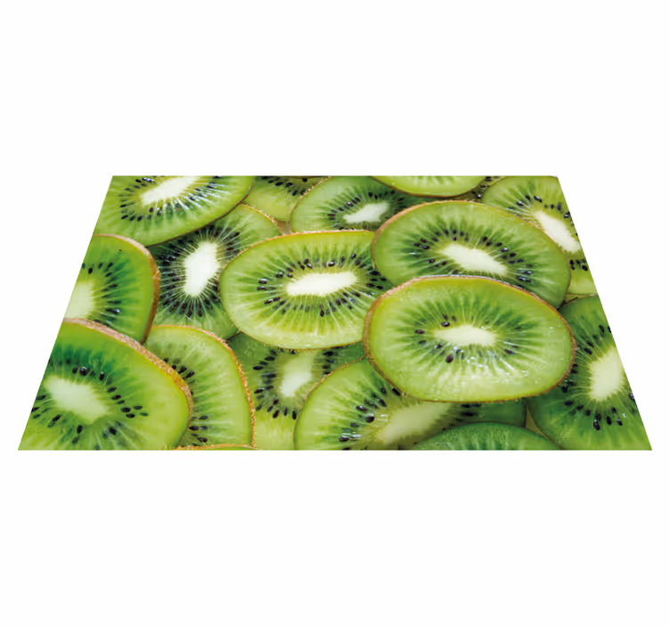 Individual mesa patrón rodajas de kiwi fresco - TenVinilo