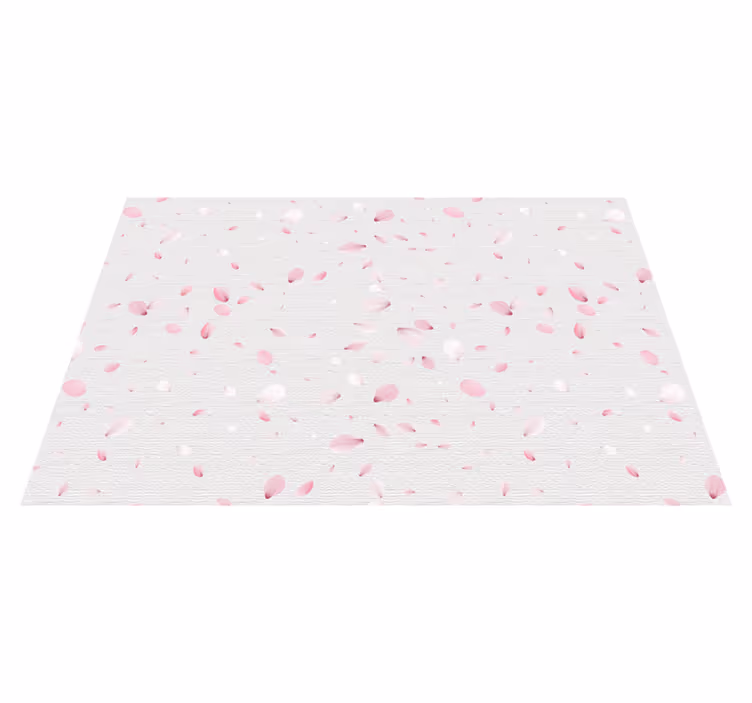 Mantel individual elegante Pétalos de flor de cerezo - TenVinilo
