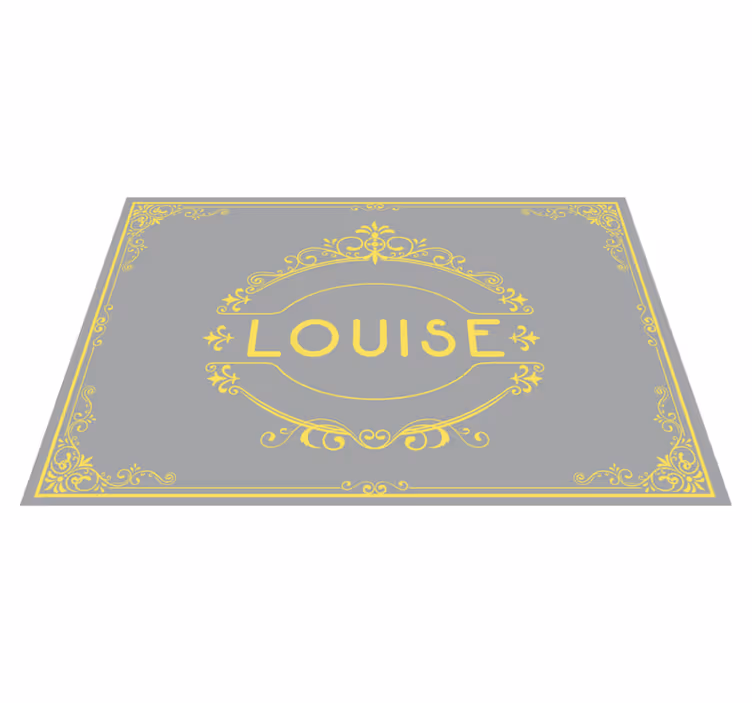 Individual mesa personalizable expositor de nombres elegante - TenVinilo
