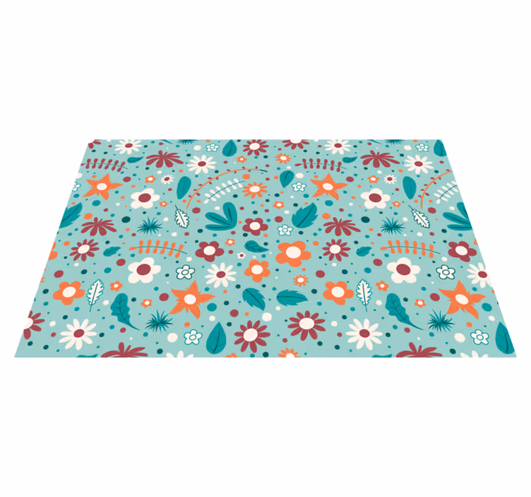 Individual original mesa motivo floral - TenVinilo
