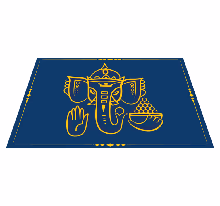 Individual original mesa motivo ganesha tradicional - TenVinilo
