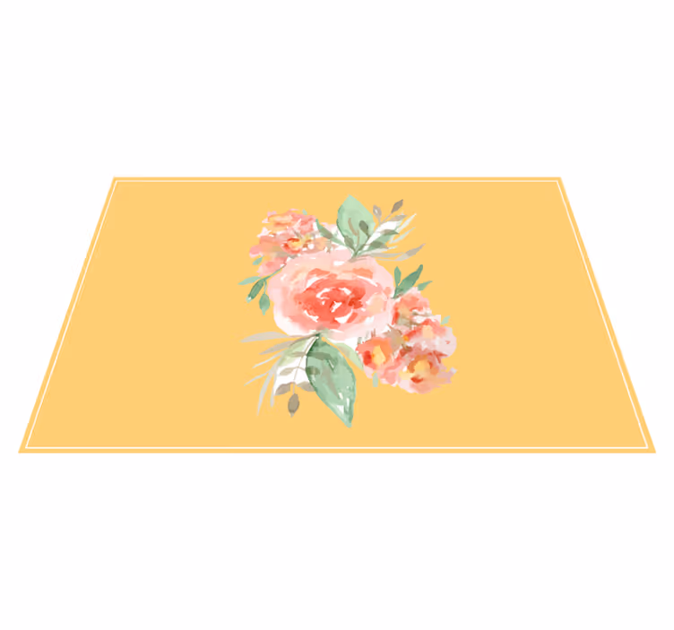 Individual original mesa acento floral - TenVinilo