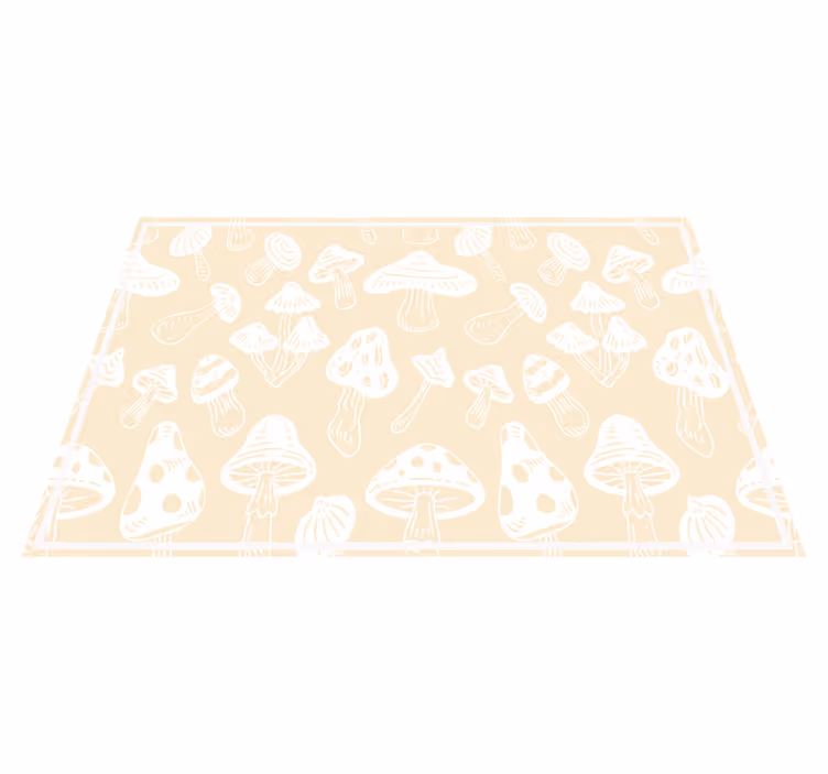 Individual de mesa infantil comida de cangrejo lindo - TenVinilo