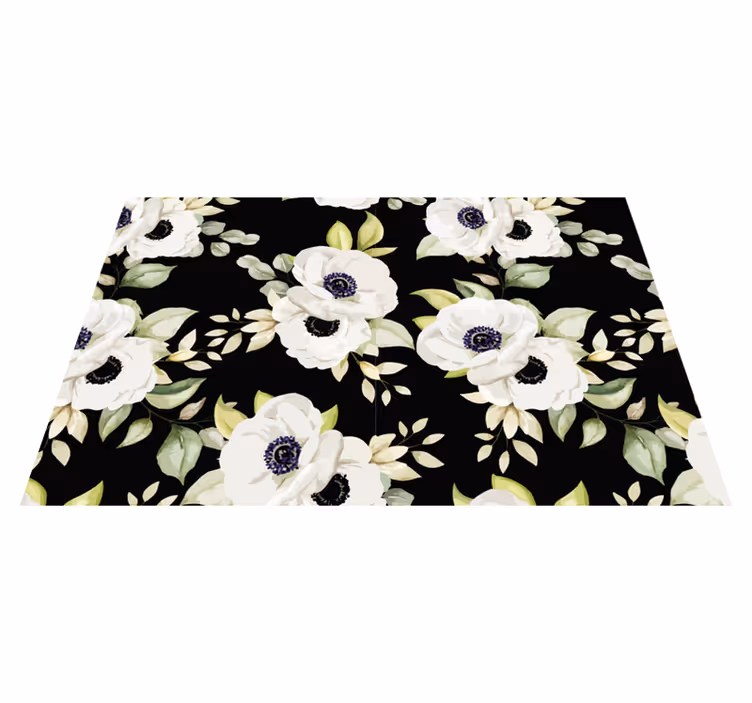 Individual original mesa manteles individuales florales - TenVinilo