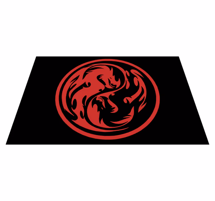 Individual original mesa motivo de emblema dragón - TenVinilo