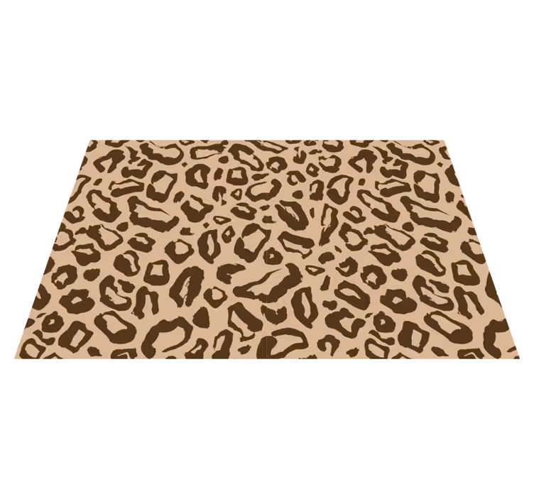 Individual mesa patrón estilo leopardo - TenVinilo