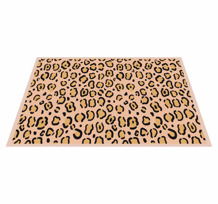 Individual mesa patrón piel de leopardo - TenVinilo