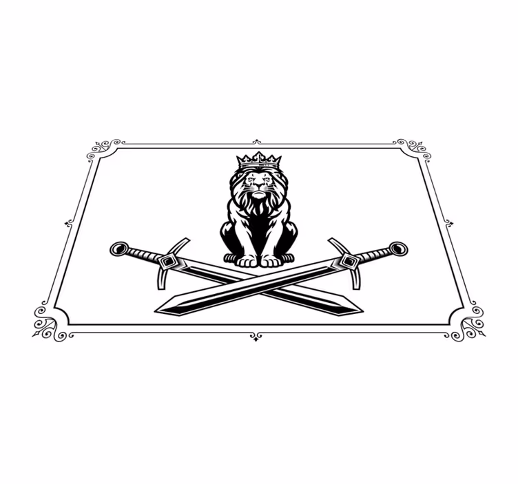 Individual original mesa emblema del rey león - TenVinilo