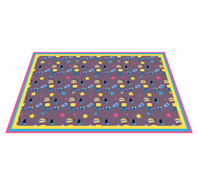 Individual original mesa estampado colorido de estrellas - TenVinilo