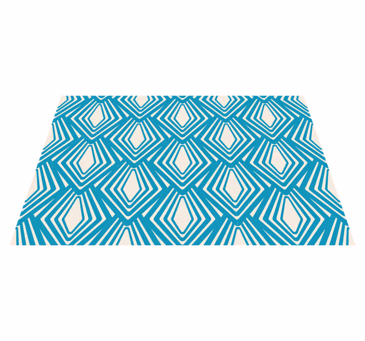 Mantel individual original Diseño minimalista abstracto azul - TenVinilo
