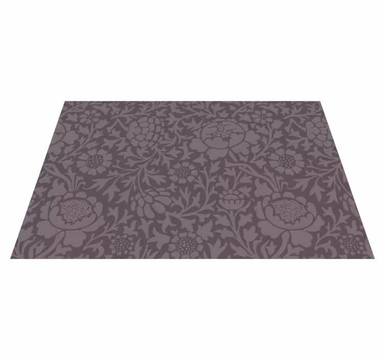 Individual mesa patrón textura botánica - TenVinilo
