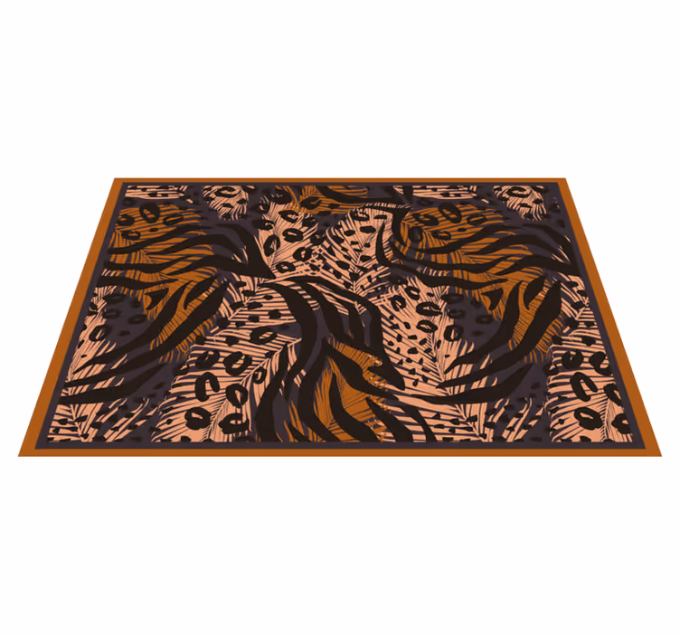 Individual original mesa patrón selva floral - TenVinilo