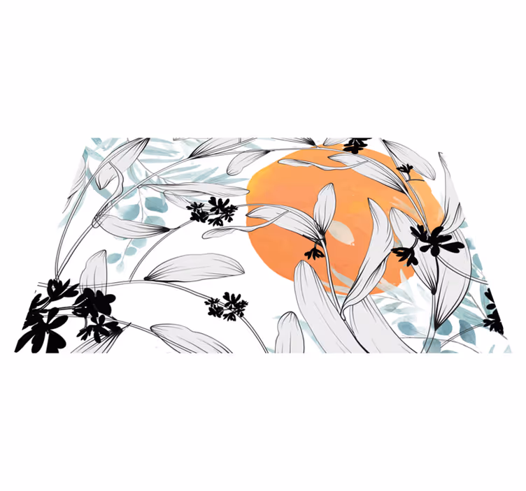 Mantel individual original Concepto floral estilo glamour - TenVinilo