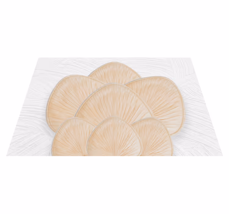 Individual mesa patrón superficie con hojas - TenVinilo