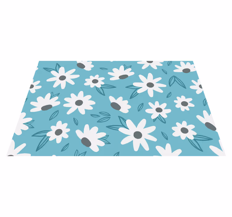 Individual original mesa cubierta de mesa floral - TenVinilo
