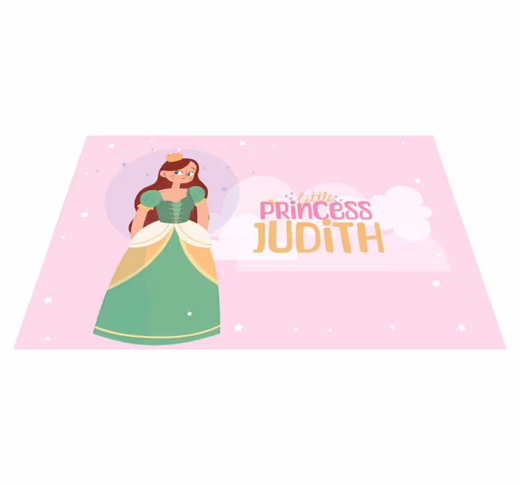Mantel individual personalizable la pequeña princesa - TenVinilo
