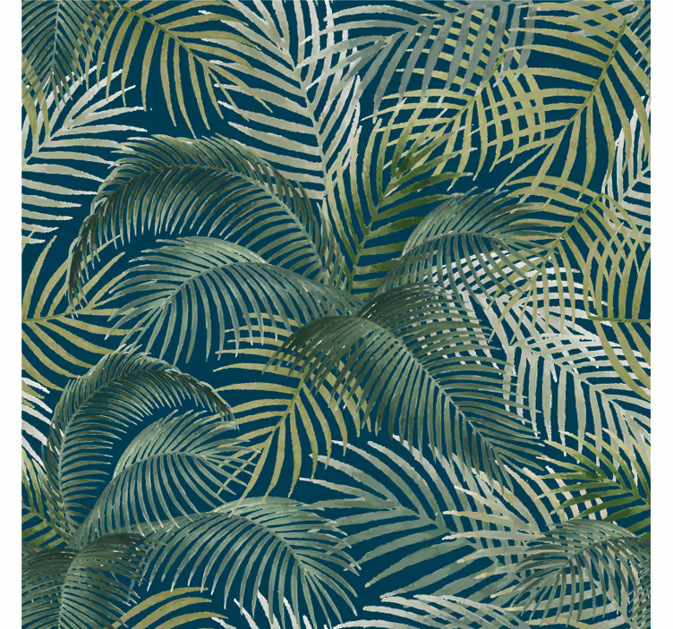 Mural de selva decoración armario plantas africanas - TenVinilo