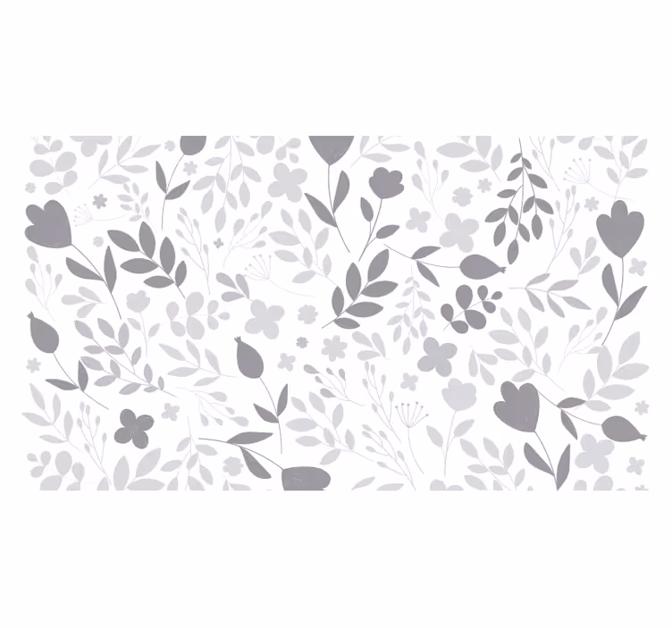 Papel mural blanco alfombra vinílica gris patrón - TenVinilo