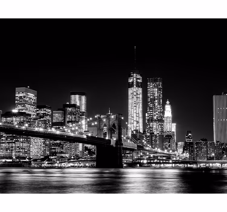 Fotomural Nueva York Río Este - TenVinilo