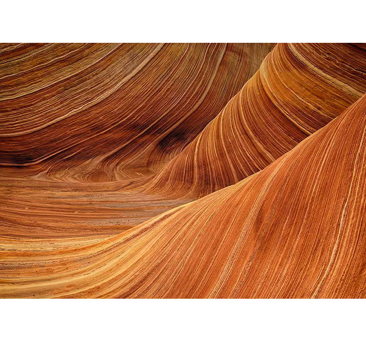Fotomural pared del desierto de arena roja - TenVinilo