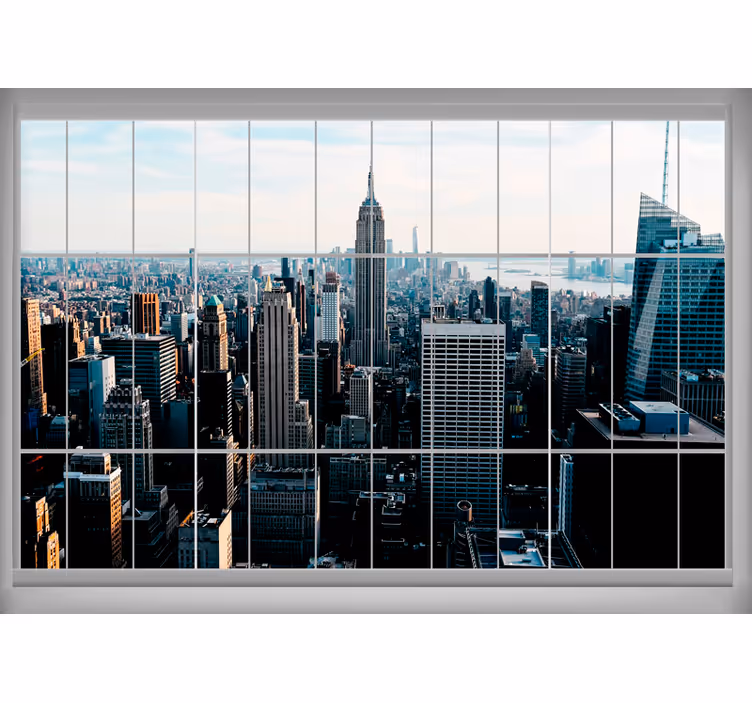 Fotomural New York Ventana en nueva york - TenVinilo