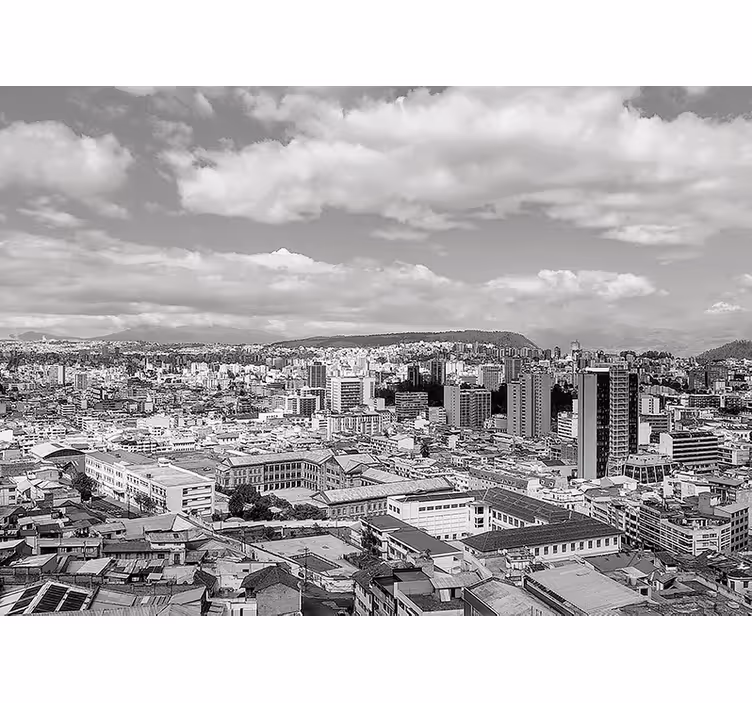 Fotomural ciudad Quito panorámica - TenVinilo