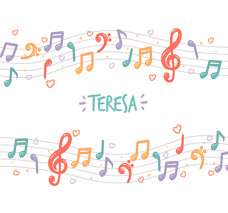 Fotomural personalizable Tema musical personalizado - TenVinilo