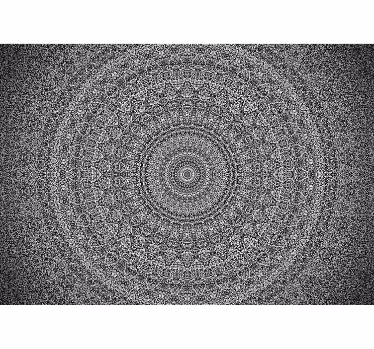 Mural de mandala patrón circular intrincado - TenVinilo