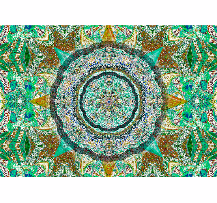 Mural de mandala diseño mandala complejo - TenVinilo