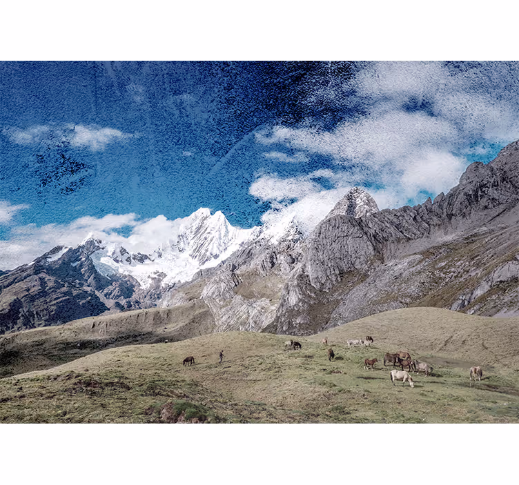 Mural de paisajes majestuosa cordillera - TenVinilo