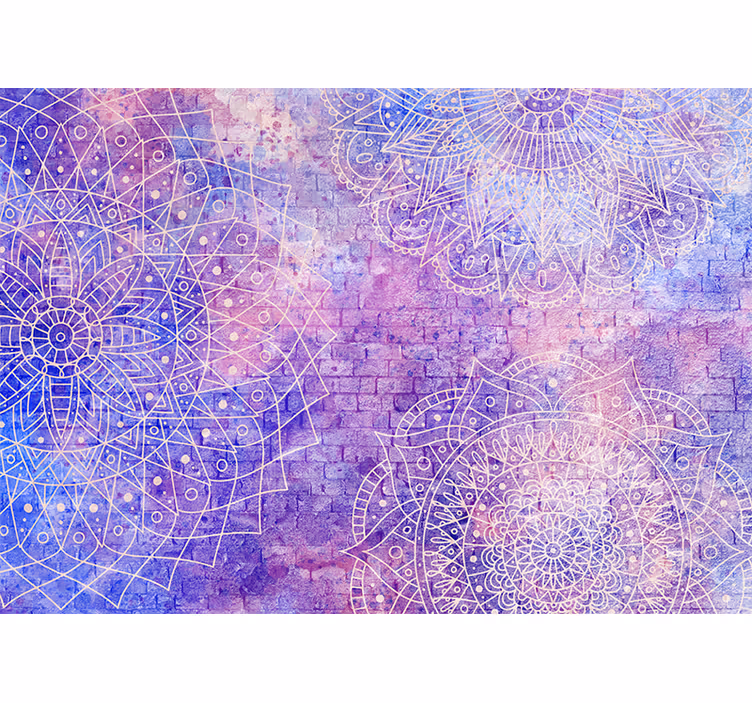 Mural de mandala patrones intrincados - TenVinilo