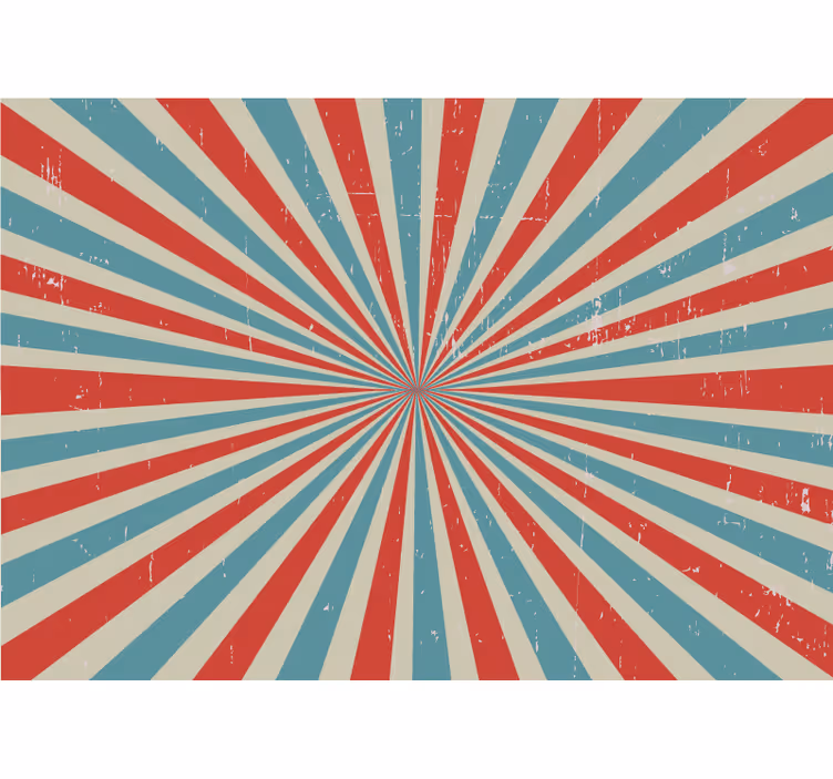 Mural graffiti estallido de color radial - TenVinilo