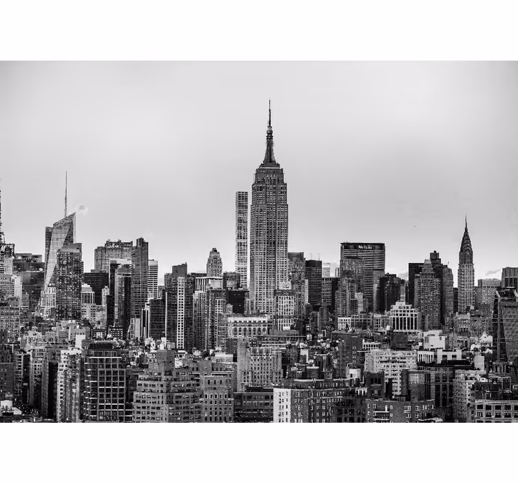 Mural new york skyline icónico de nyc - TenVinilo