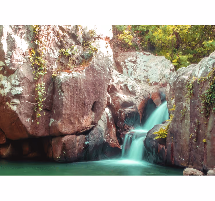 Fotomural de cascada Naturaleza cascada tropical - TenVinilo