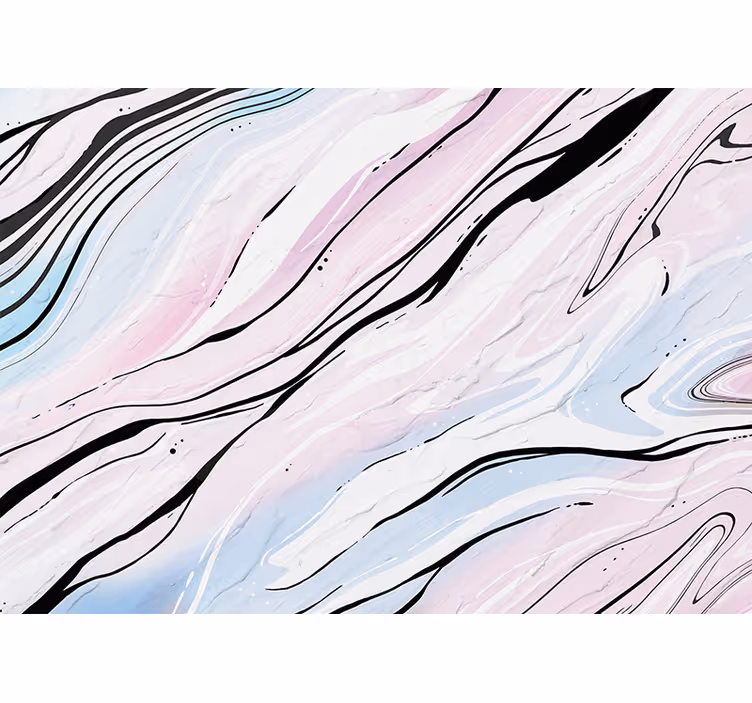 Mural abstracto patrón de mármol fluido - TenVinilo