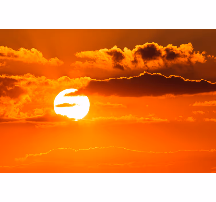 Fotomural cielo Fotografía estética de nubes y puestas de sol. - TenVinilo