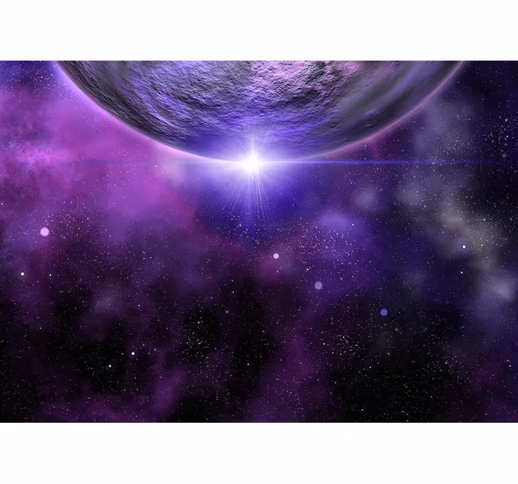 Mural del espacio escena de viaje galáctico - TenVinilo