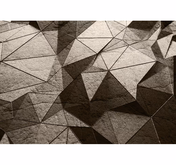 Mural de textura composición geométrica - TenVinilo