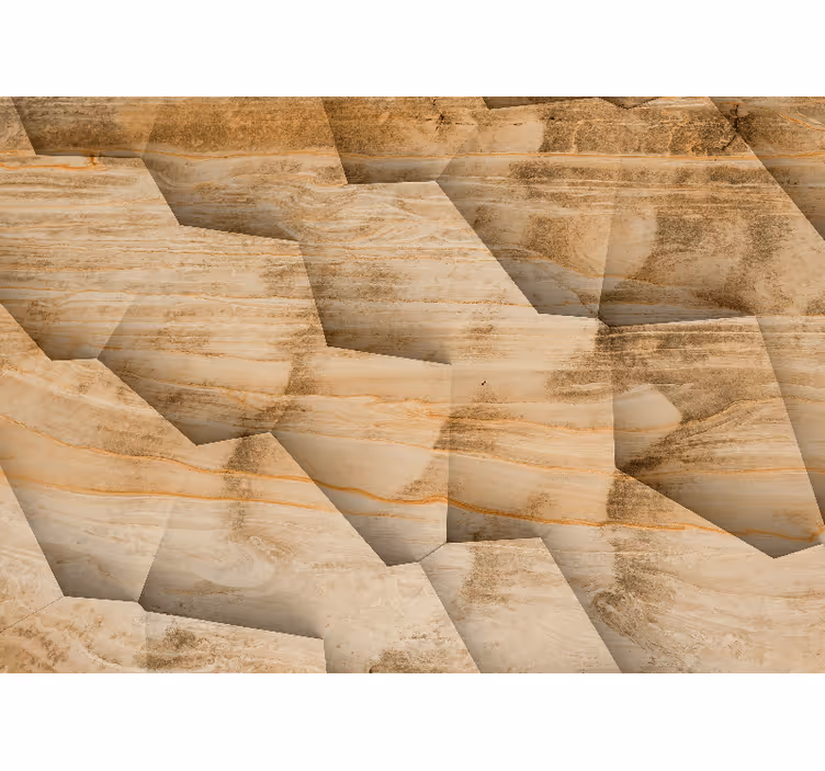 Mural de texturas patrones de piedra geométricos - TenVinilo