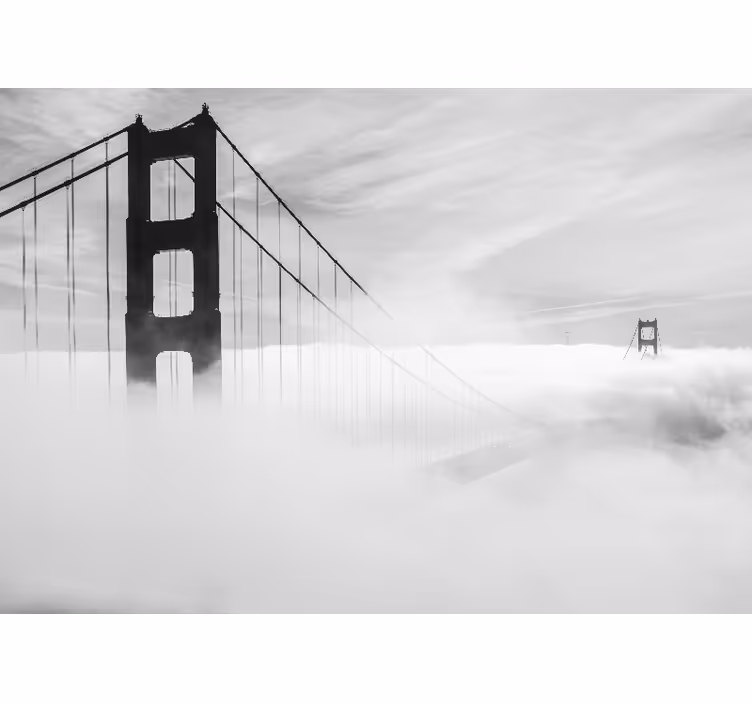 Mural ciudad golden gate extensión - TenVinilo