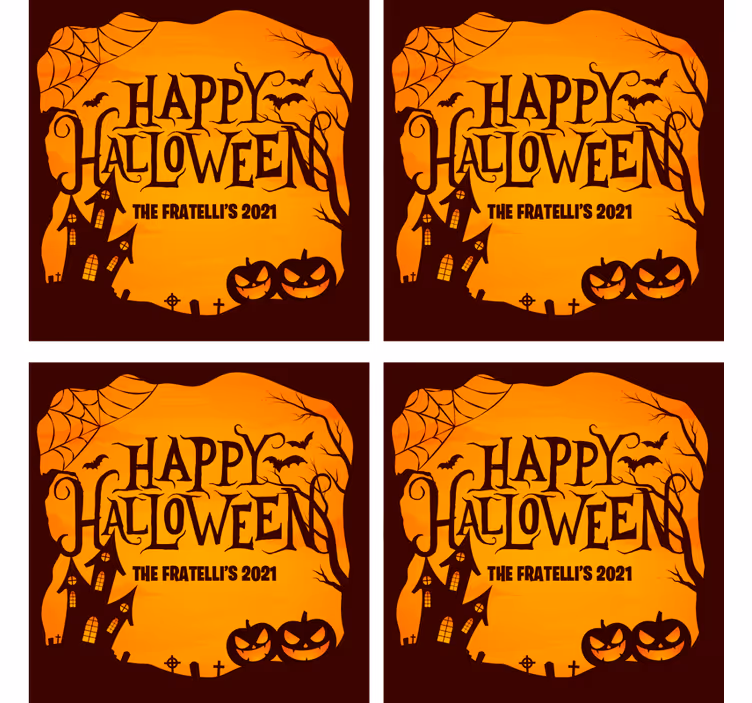 Portavasos halloween celebración espeluznante - TenVinilo