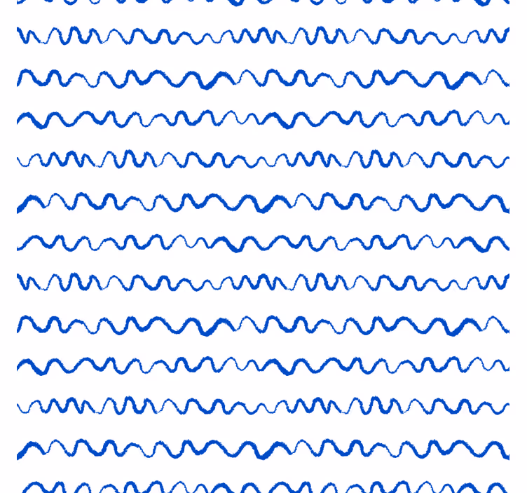 Posavasos textura Líneas onduladas azul marino - TenVinilo