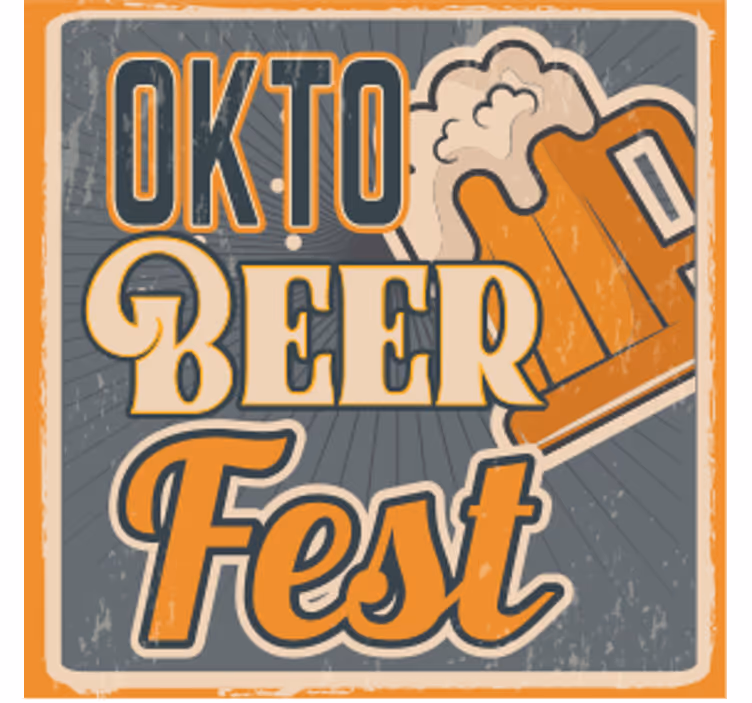 Portavasos cerveza celebración de la cerveza oktoberfest - TenVinilo