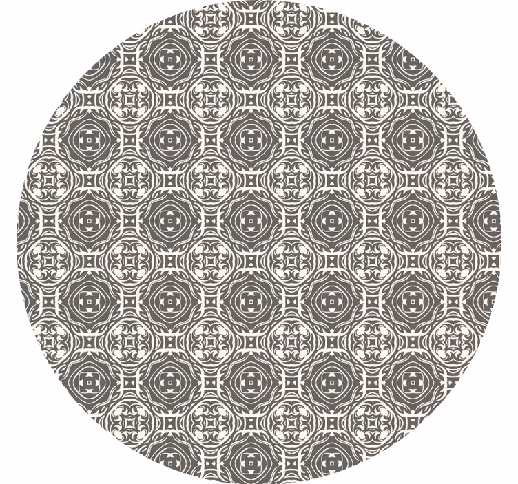 Portavasos con superficie de patrón circular - TenVinilo