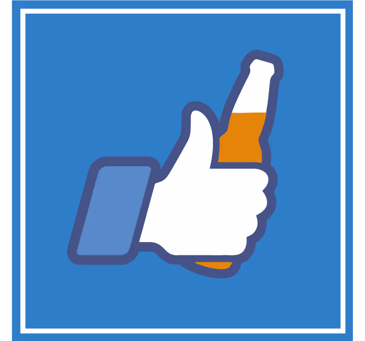 Portavasos cerveza pulgar arriba - TenVinilo