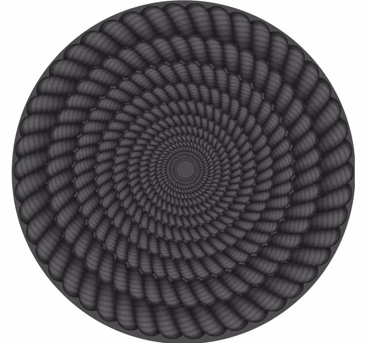 Portavasos patrón espiral redondo - TenVinilo